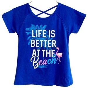 ‘Life Is Better At The Beach’ Girls Shirt by Littoe Potatoes